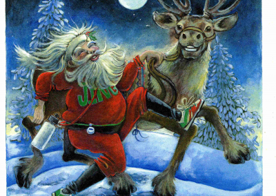 Santa&reindeerCOLOR